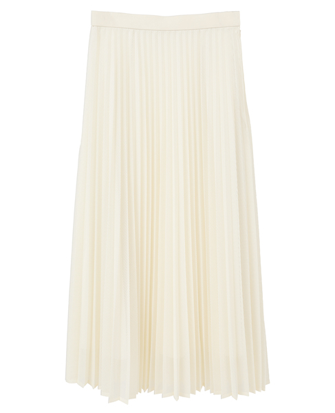 メッシュプリーツスカート 詳細画像 アイボリー 7