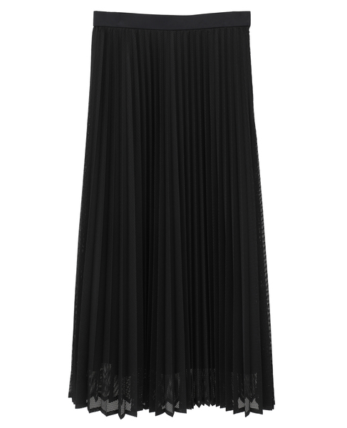 メッシュプリーツスカート 詳細画像 ブラック 11