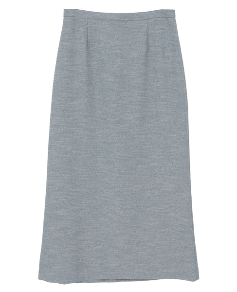 シンプルロングタイトスカート 詳細画像 ブルー 7
