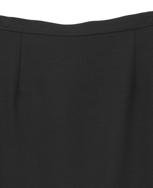 シンプルロングタイトスカート 詳細画像 ブラック 4