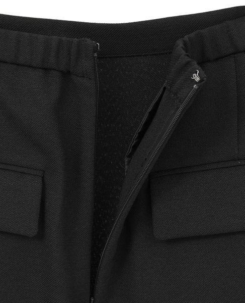 シンプルロングタイトスカート 詳細画像 ブラック 8