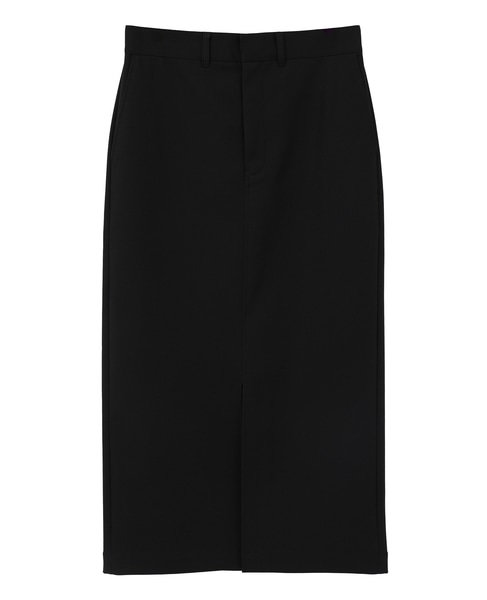 ストレッチタイトスカート 詳細画像 ブラック 1