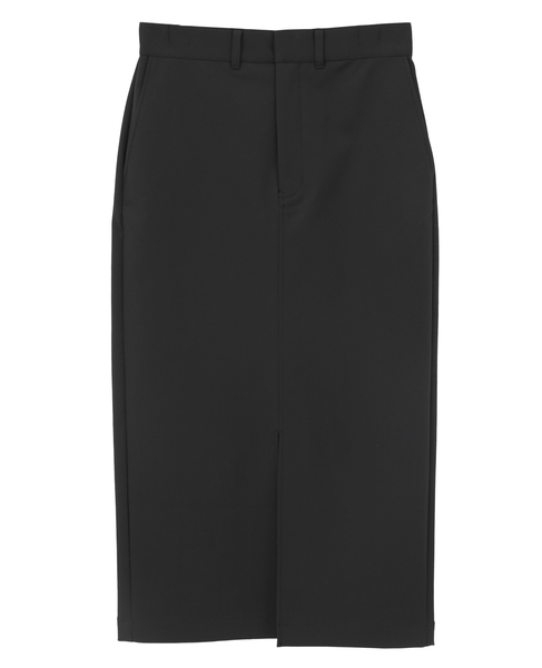 ストレッチタイトスカート 詳細画像 ブラック 2