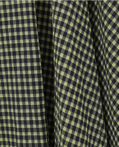 ギンガムチェックフレアスカート 詳細画像 ネイビー×イエロー 11