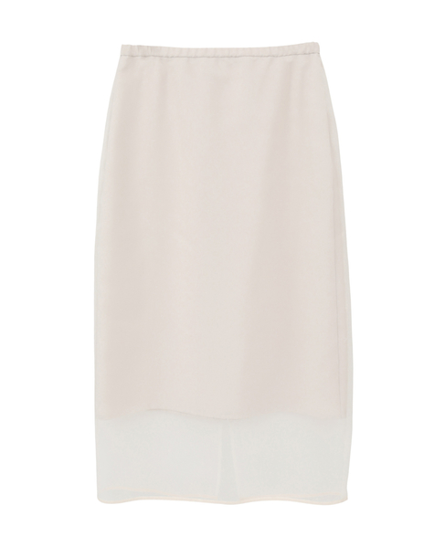 オーガンジータイトスカート 詳細画像 ホワイト 7