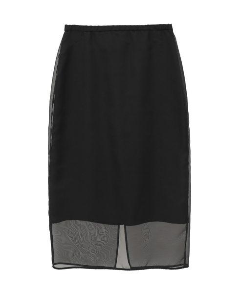 オーガンジータイトスカート 詳細画像 ブラック 7