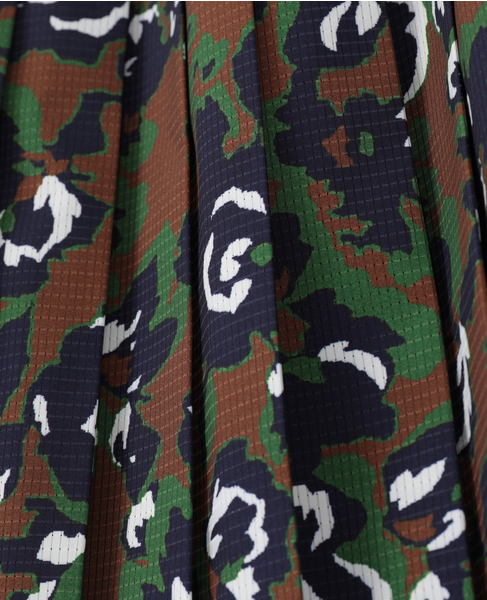 オールドローズプリントプリーツスカート 詳細画像 ブラウン 11