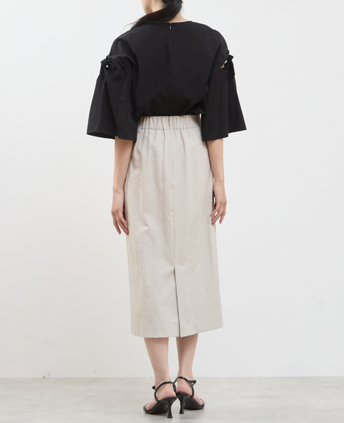 フロントボタンタイトスカート 詳細画像 ベージュ 12