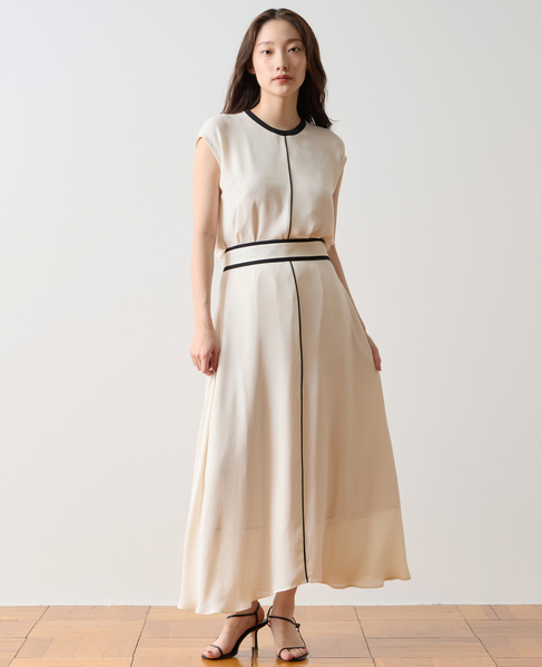 バイカラースカート 詳細画像 アイボリー 1