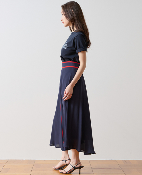 バイカラースカート 詳細画像 ネイビー 4