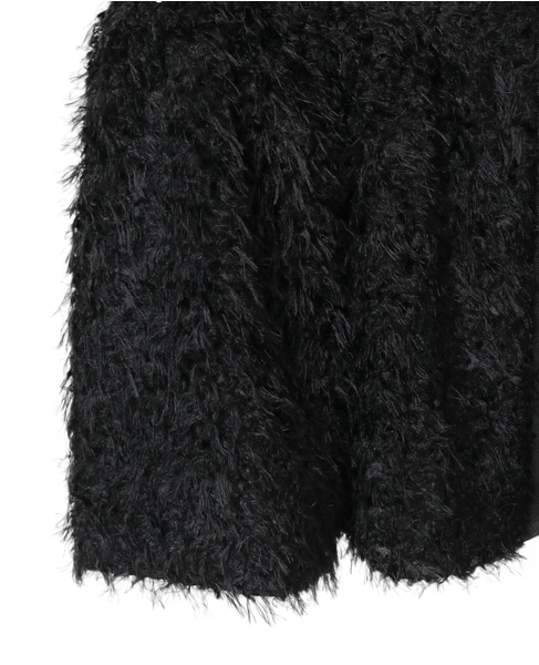 チュールフェザーペプラムベスト 詳細画像 ブラック 11