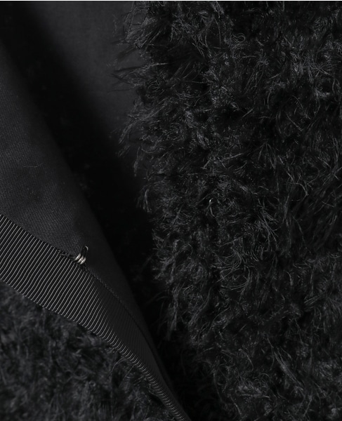 チュールフェザーペプラムベスト 詳細画像 ブラック 12