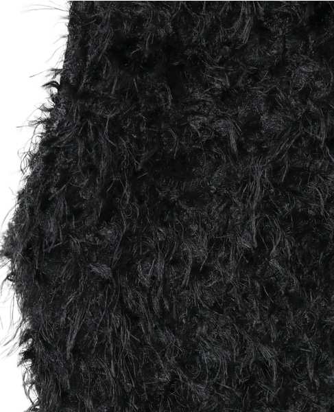 チュールフェザーペプラムベスト 詳細画像 ブラック 13