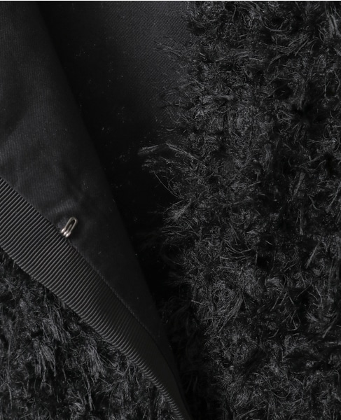 チュールフェザーペプラムベスト 詳細画像 ブラック 6