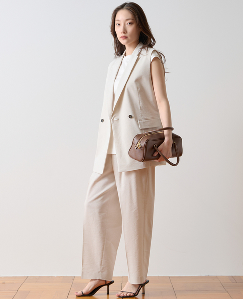 ダブルテーラードジレ 詳細画像 アイボリー 2