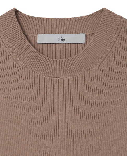 バイカラーニットワンピ―ス 詳細画像 モカ×ブラック 6