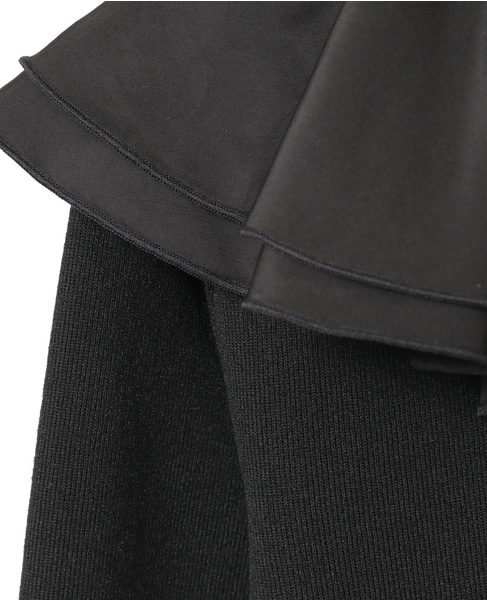 フリルカラーカーディガン 詳細画像 ブラック 11