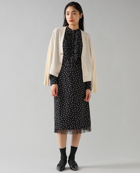 ビジューボタンカーディガン 詳細画像 ホワイト 6