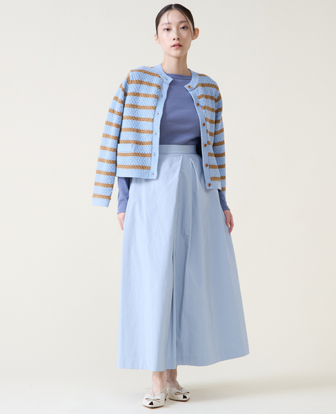 ジオモチーフニットジャケット 詳細画像 ブルー 9