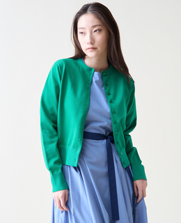 アクセントボタンカーディガン