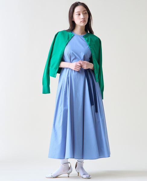 アクセントボタンカーディガン 詳細画像 グリーン 3