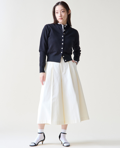 アクセントボタンカーディガン 詳細画像 ブラック 3