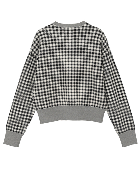 ギンガムカーディガン 詳細画像 アイボリー 15