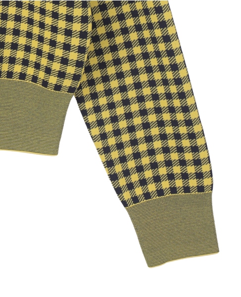 ギンガムカーディガン 詳細画像 イエロー 4