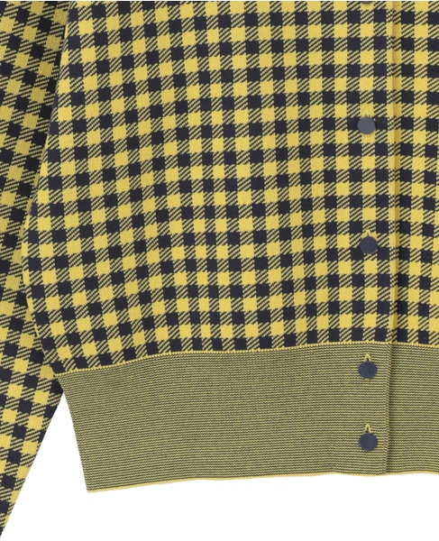 ギンガムカーディガン 詳細画像 イエロー 5