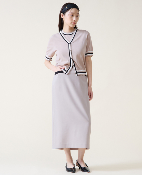 トリプルラインカーディガン 詳細画像 ベージュ 2