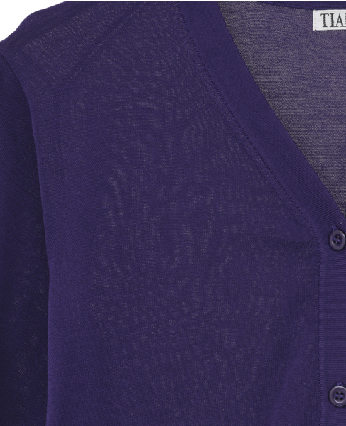 トリプルラインカーディガン 詳細画像 パープル 12