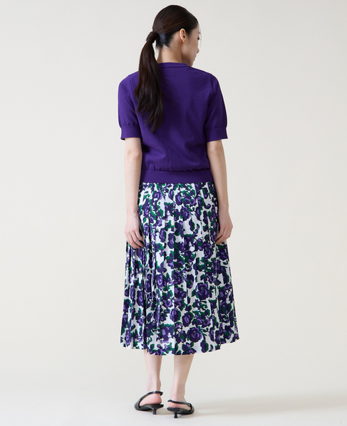 トリプルラインカーディガン 詳細画像 パープル 5