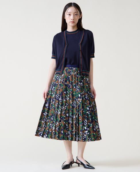 トリプルラインカーディガン 詳細画像 ネイビー 3