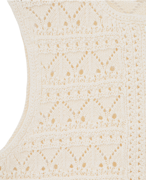 クロシェライクベスト 詳細画像 アイボリー 11