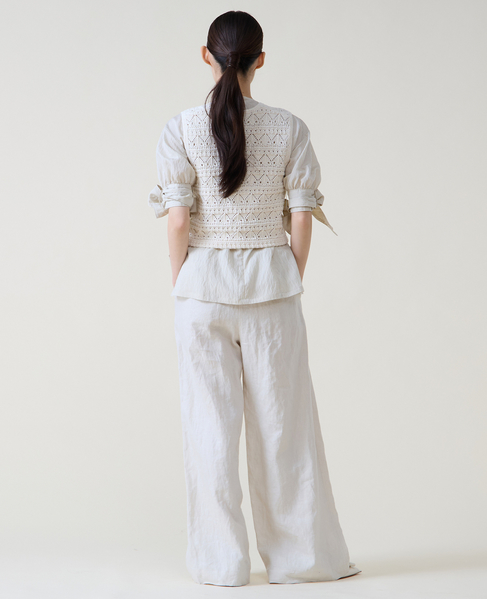 クロシェライクベスト 詳細画像 アイボリー 4