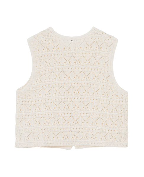 クロシェライクベスト 詳細画像 アイボリー 6