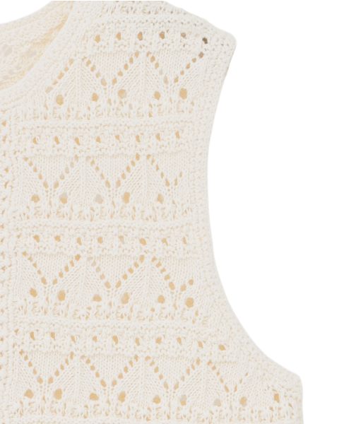 クロシェライクベスト 詳細画像 アイボリー 8