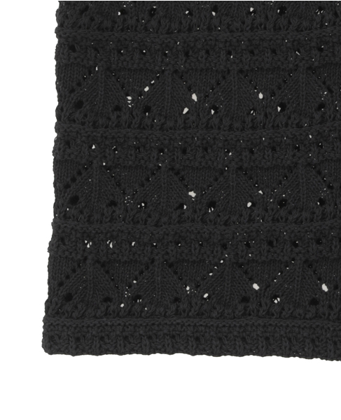 クロシェライクベスト 詳細画像 ブラック 5