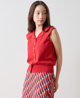 ビッグカラーニット