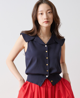 ビッグカラーニット