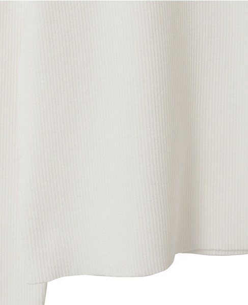 スクエアカラーリブニット 詳細画像 ホワイト 5