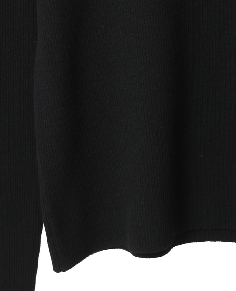 スクエアカラーリブニット 詳細画像 ブラック 11