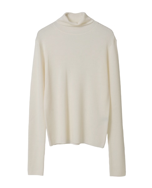 ハイゲージリブニット 詳細画像 アイボリー 2