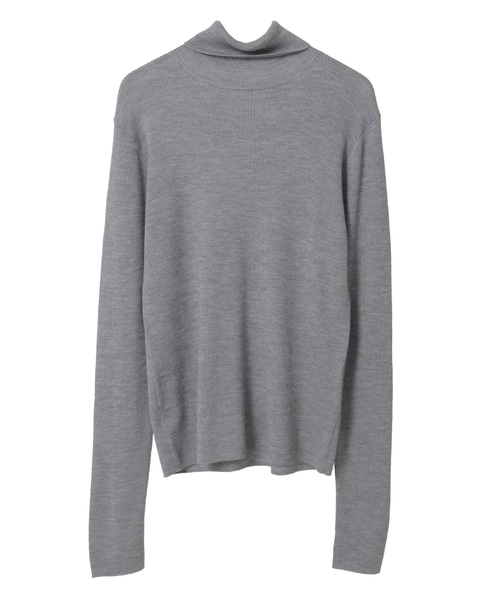 ハイゲージリブニット 詳細画像 杢グレー 5