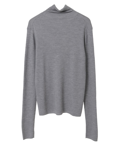 ハイゲージリブニット 詳細画像 杢グレー 6