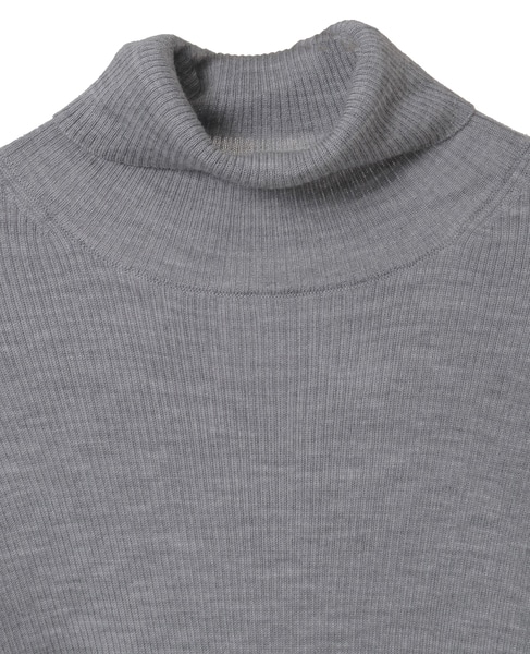 ハイゲージリブニット 詳細画像 杢グレー 7