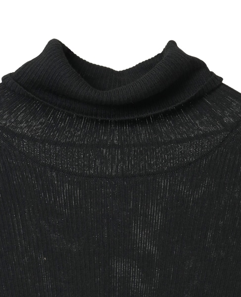 ハイゲージリブニット 詳細画像 ブラック 10