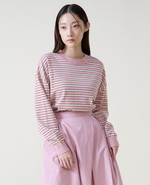 マルチボーダーニット 詳細画像 ピンク 3