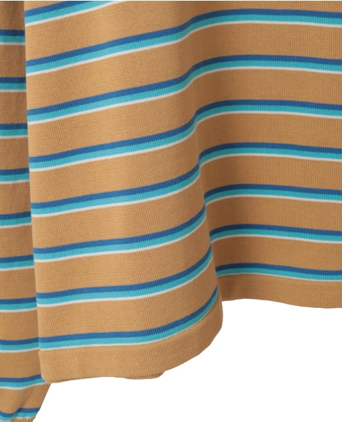 マルチボーダーニット 詳細画像 キャメル 16