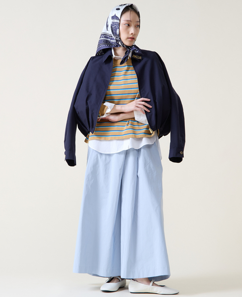 マルチボーダーニット 詳細画像 キャメル 7